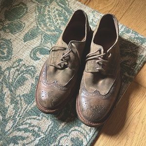 All Saints “Jacks Place” wing tip shoes.